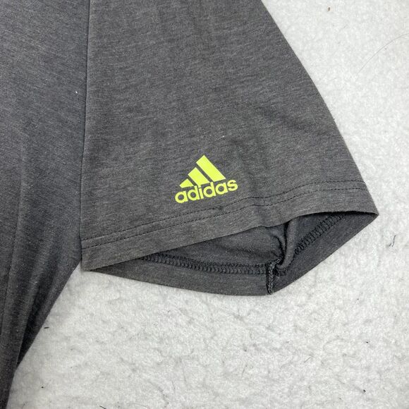 Adidas ClimaLite Men's XXL Short Sleeve Gray Graphic T Shirt Friday Night Phenom - Picture 4 of 12
